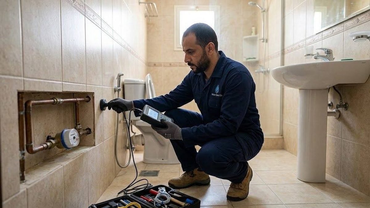 فحص عداد المياه وأسباب ارتفاع الفاتورة بالرياض